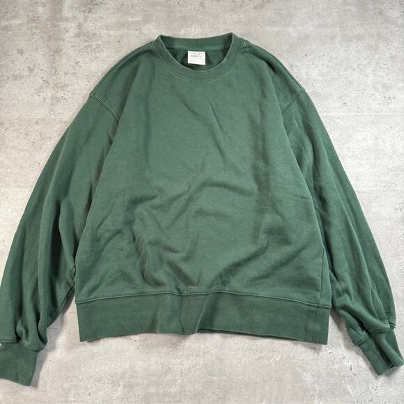 Tna AiryAF fleece green crewneck sweatshirt size 1 - Picture 5 of 5